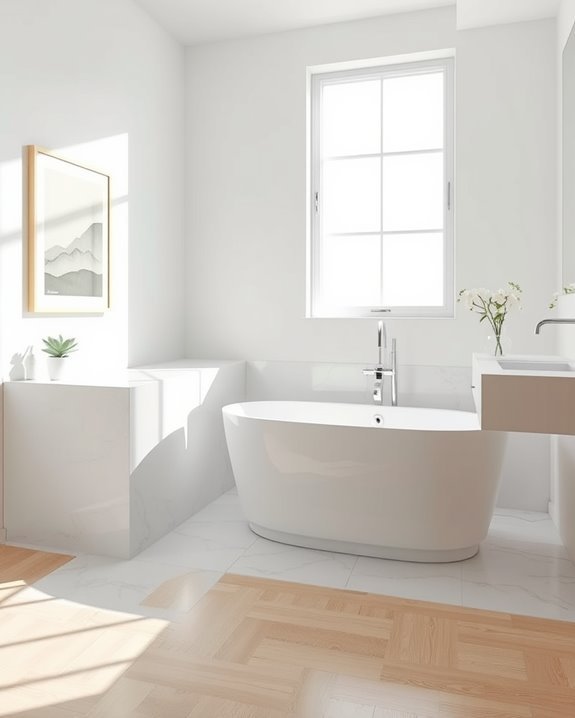 transform bathroom with art