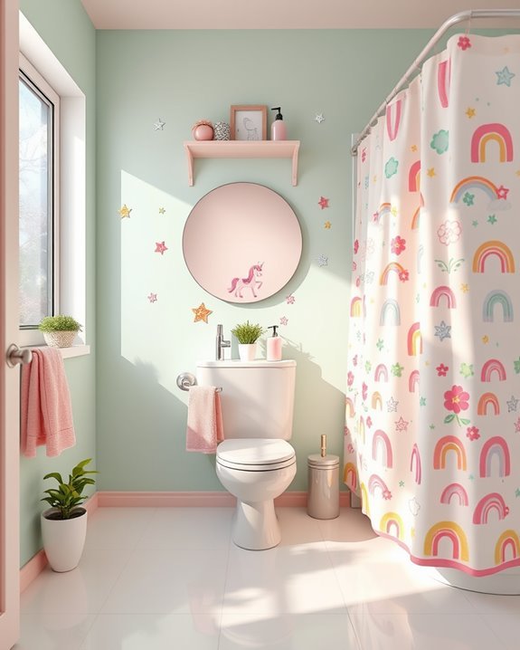 transform bathroom with decals