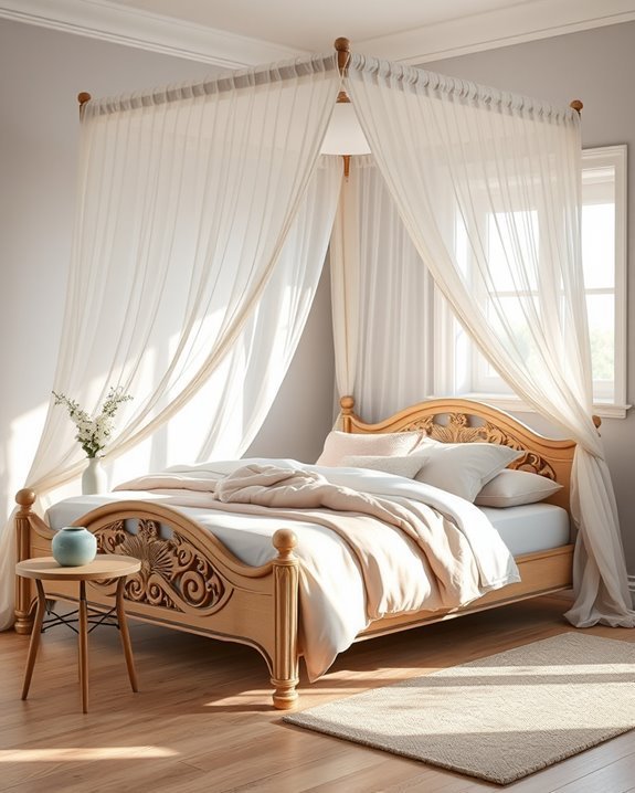transform bed with canopies