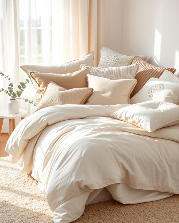 transform bedroom with pillows