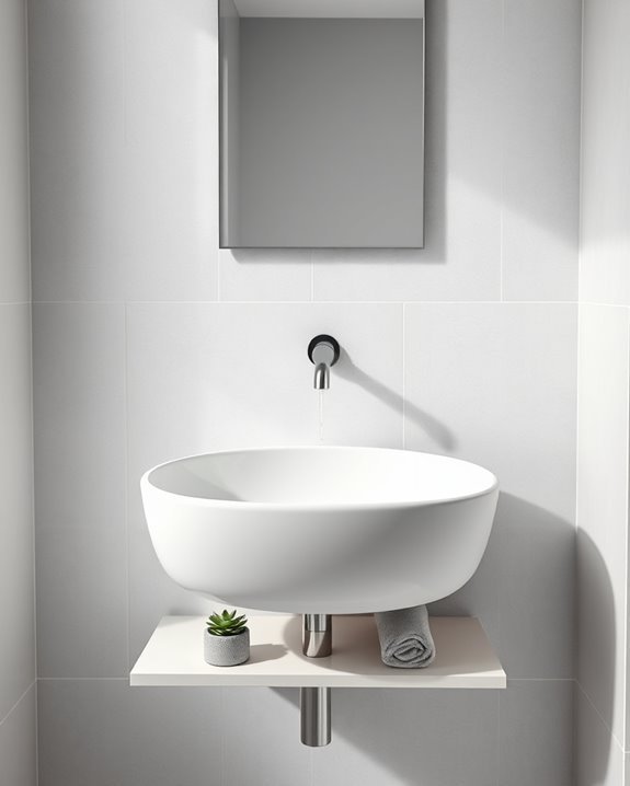 transform compact bathroom space
