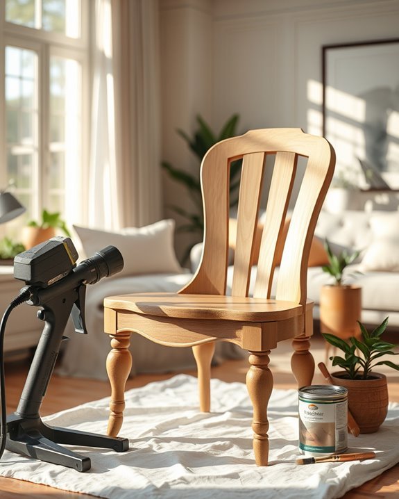transform furniture with sprayer
