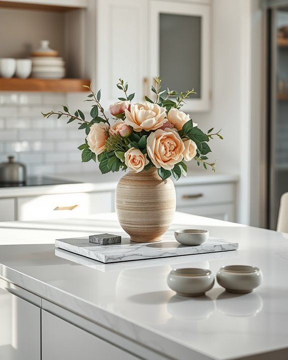 transform kitchen with centerpieces