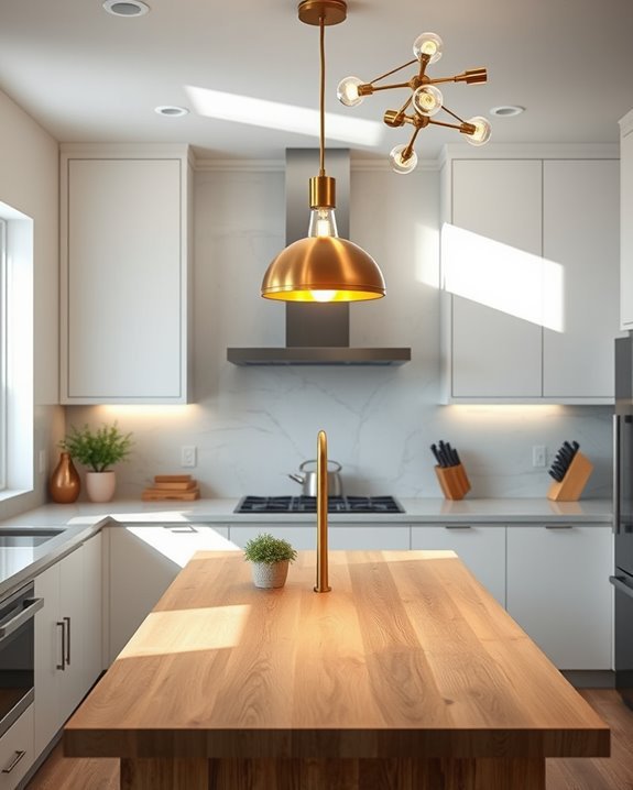 transform kitchen with lighting