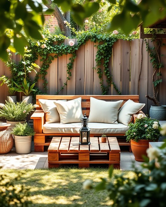 transform pallets into furniture