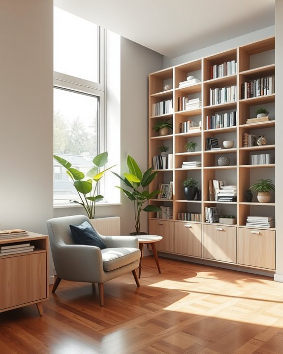 transform space with custom shelving