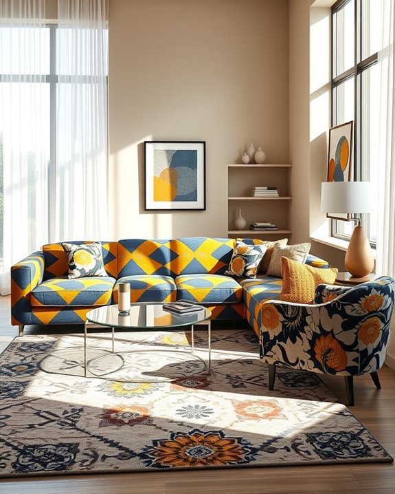transform spaces with patterns