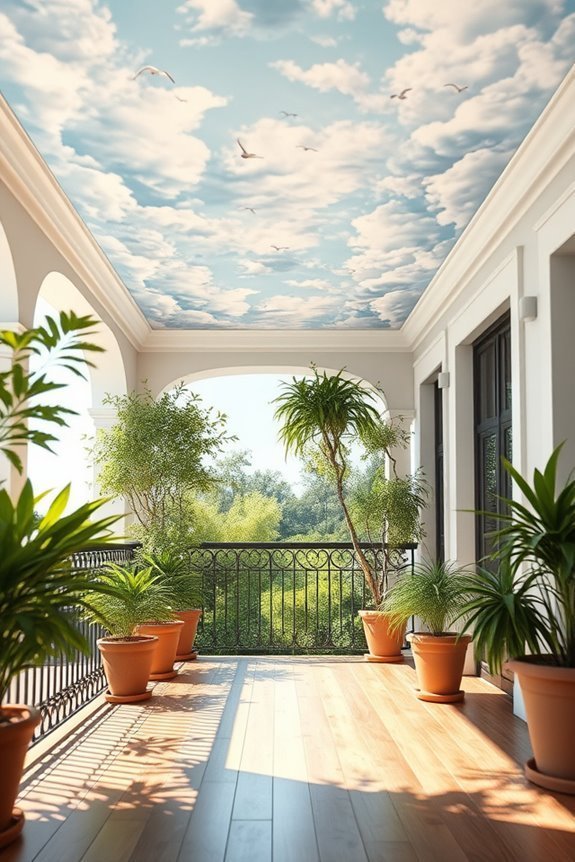 transformative artistic ceiling murals