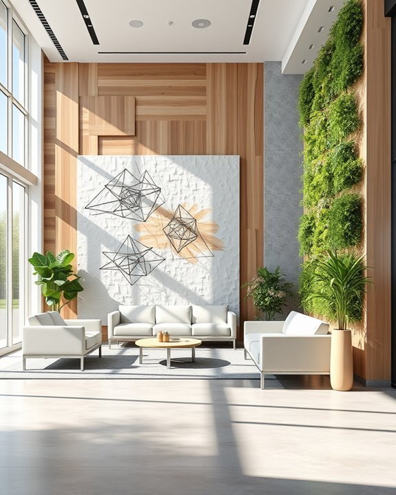 transformative artistic wall installations