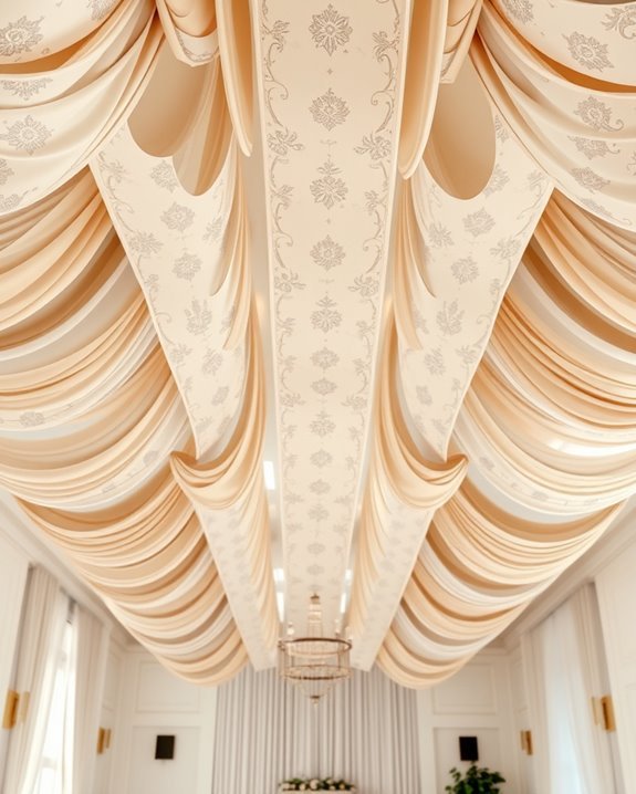 transformative ceiling event decor