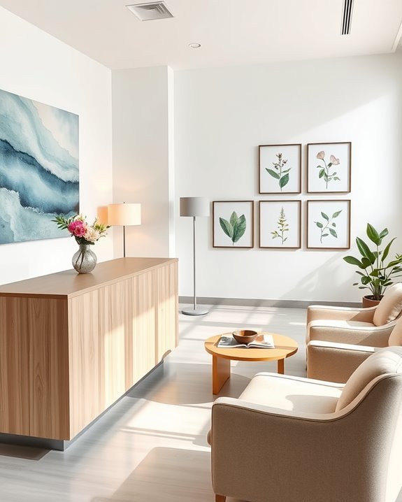 transformative clinic artwork decor