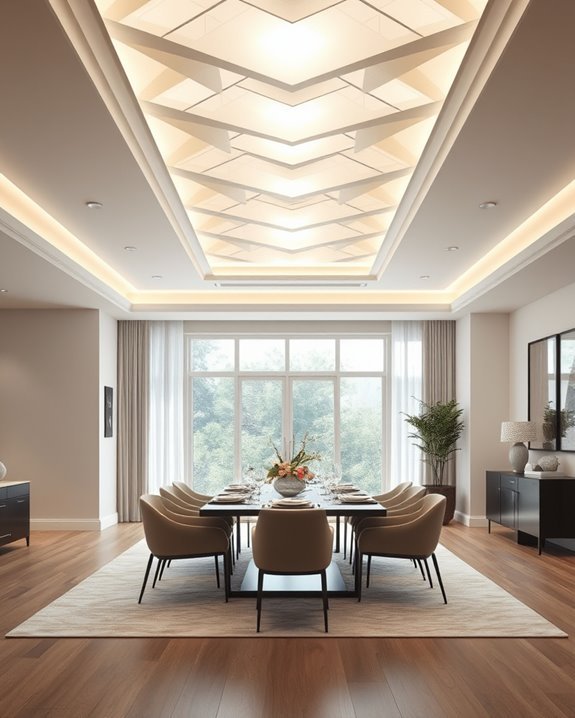 transformative dropped ceiling design