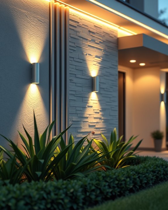 transformative evening wall lighting