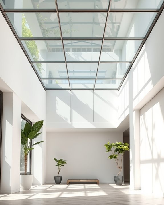 transformative glass ceiling designs