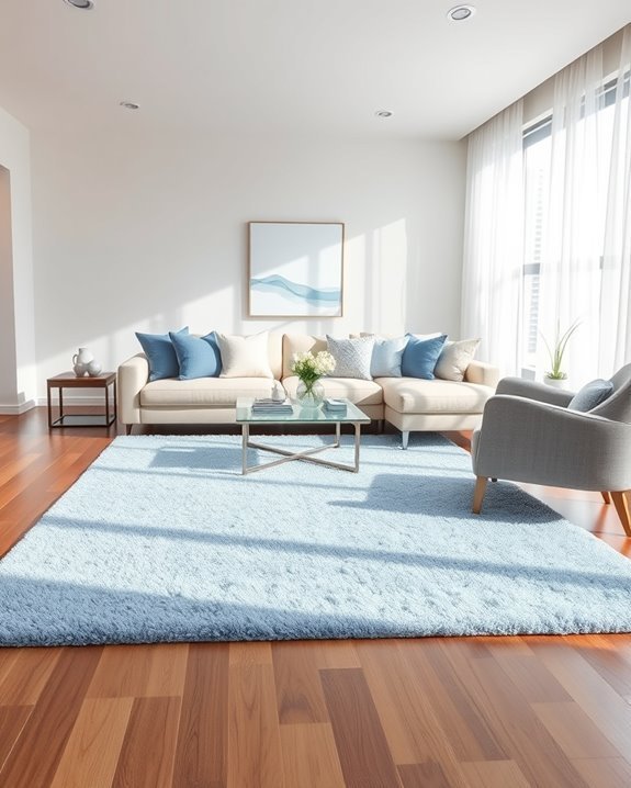 transformative light blue rugs