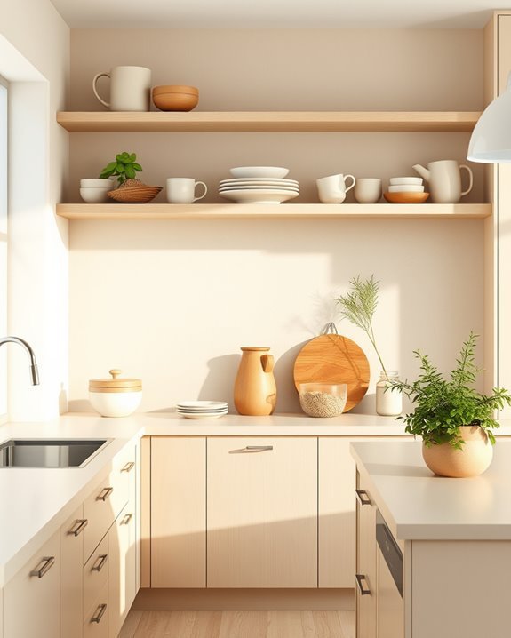 transformative open shelving design
