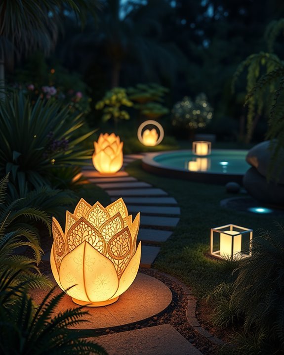 transformative outdoor led sculptures