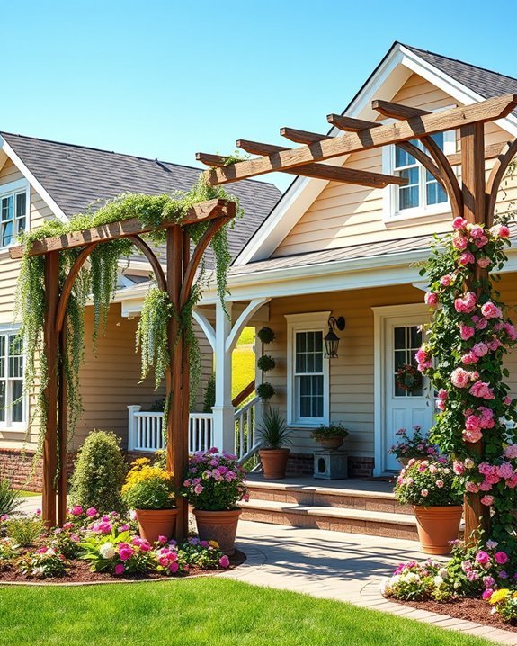 transformative outdoor plant support