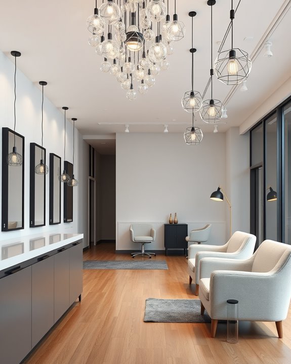 transformative salon lighting fixtures