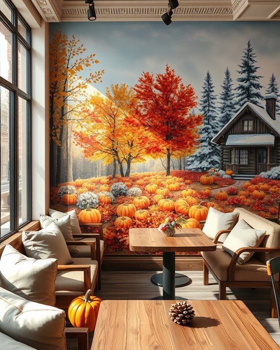 transformative seasonal caf murals