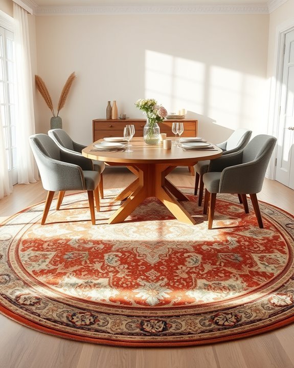 transformative statement rug placement