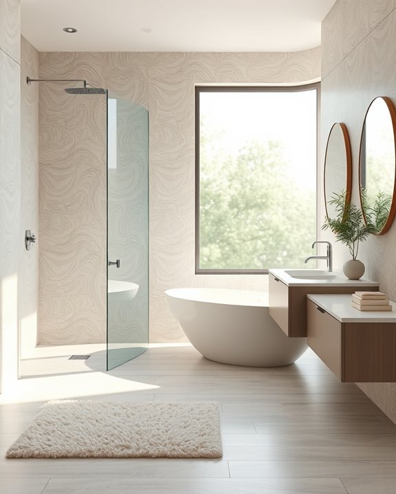 transformative textured shower panels