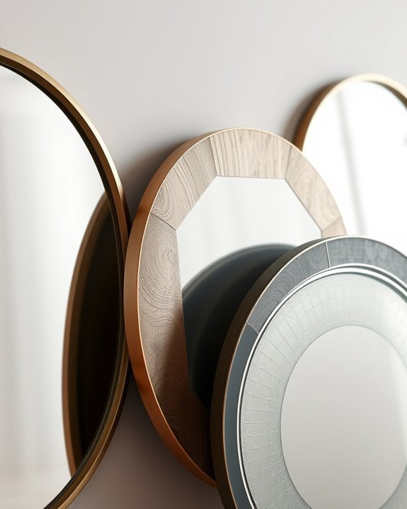 transformative textured surface mirrors