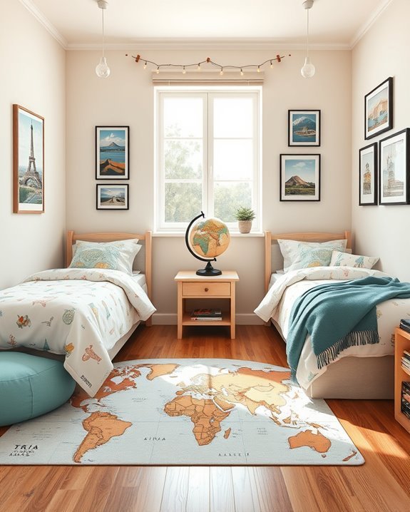travel themed room decor