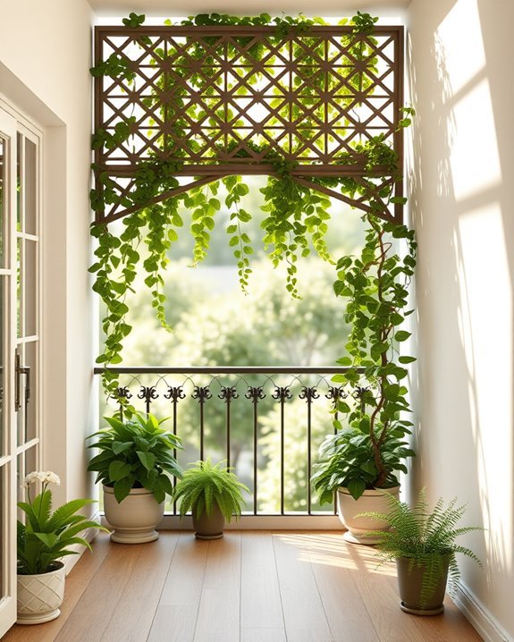 trellis for balcony privacy