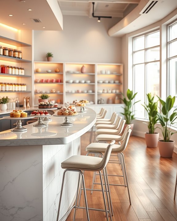 trendy bar seating design