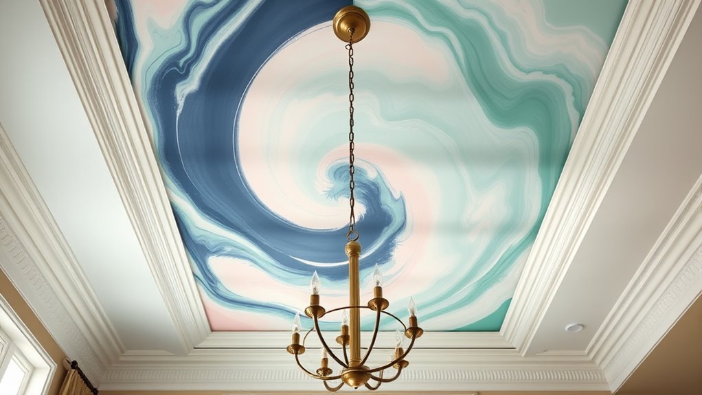 trendy ceiling paint colors