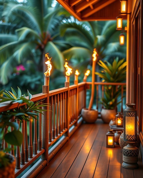 tropical ambiance with safety