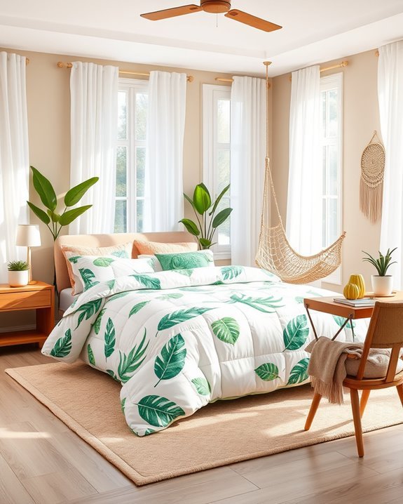 tropical bedroom transformation ideas