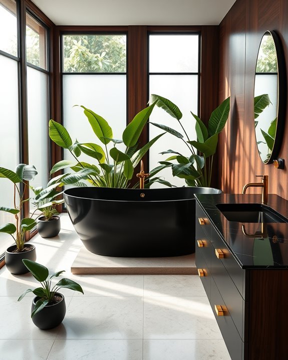 tropical elegance with hardware