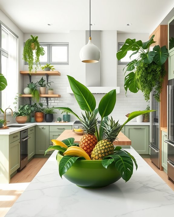 tropical kitchen decor ideas