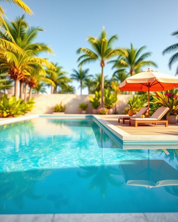 tropical oasis backyard retreat