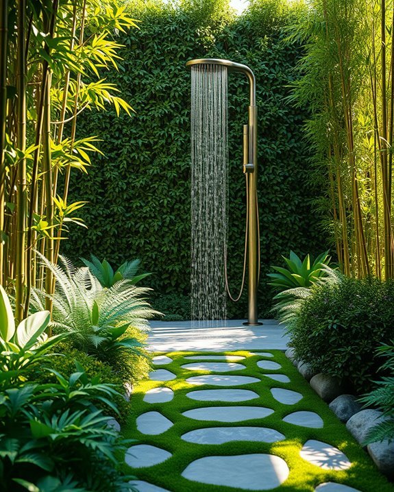 tropical oasis shower experience