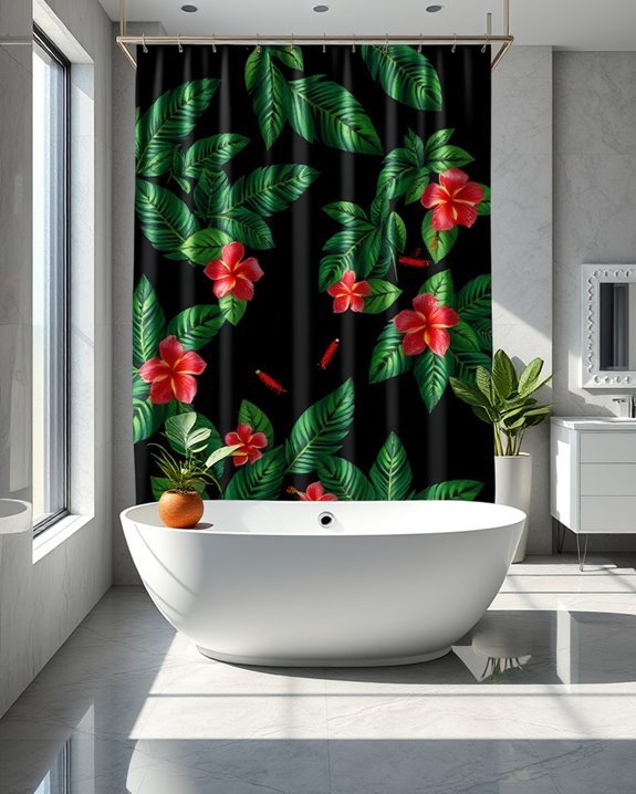tropical paradise bathroom decor