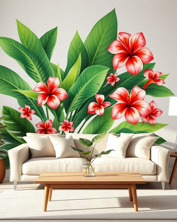 tropical paradise home decor