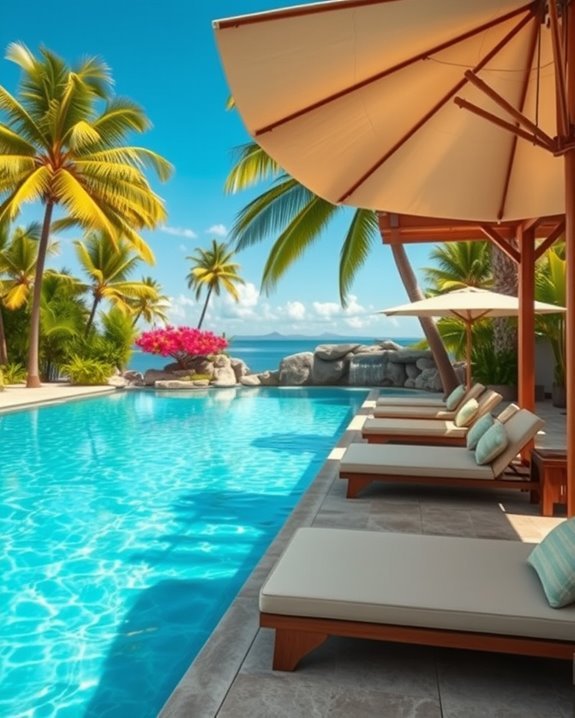 tropical paradise pool design