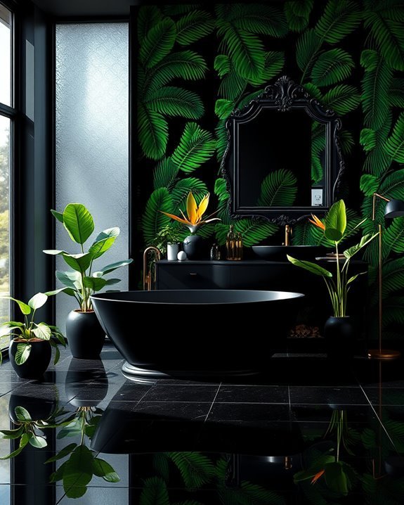 tropical prints bold contrast