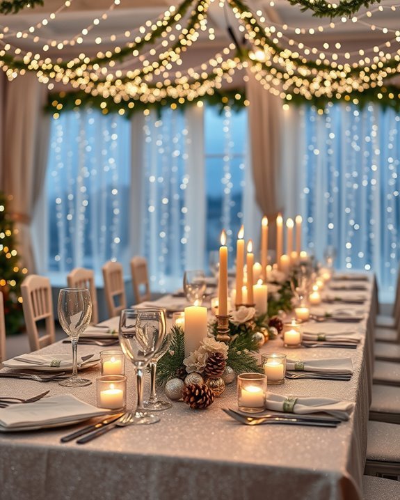 twinkling lights and ambiance