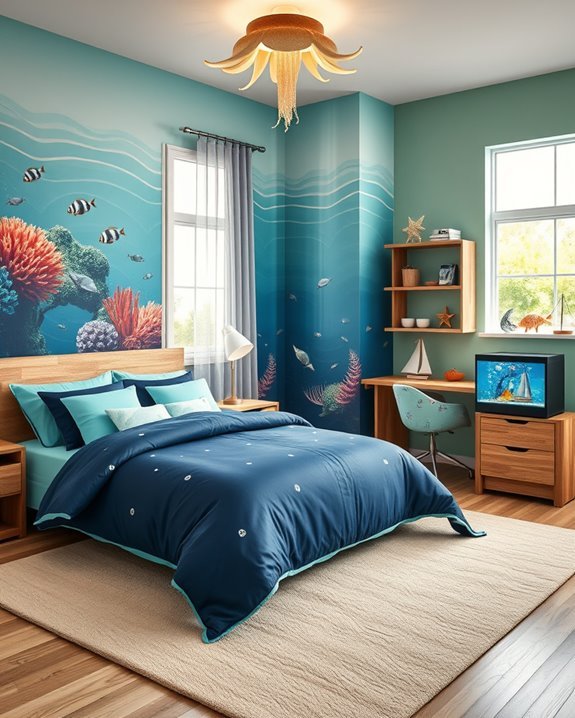 underwater adventure bedroom decor