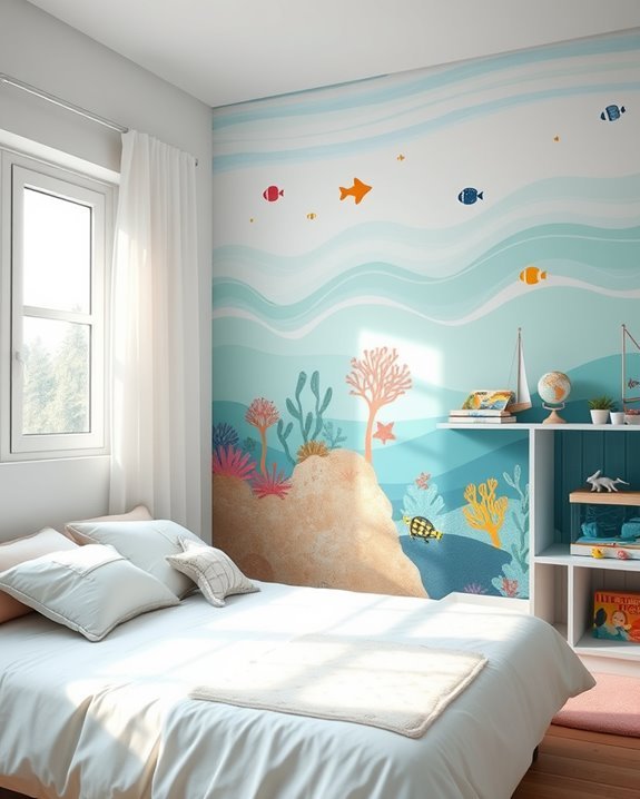 underwater ocean themed decor