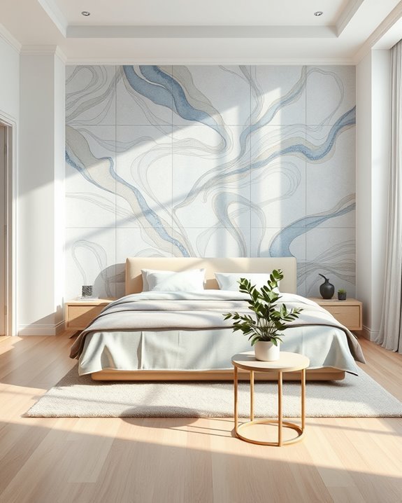 unique artistic tile murals