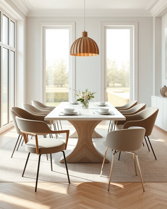 unique comfortable stylish dining chairs