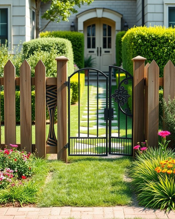 unique fence design ideas