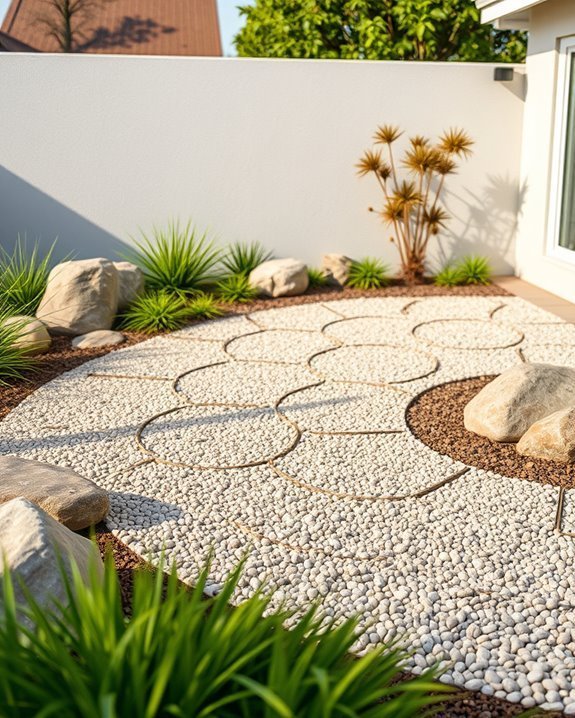 unique gravel patterns creativity