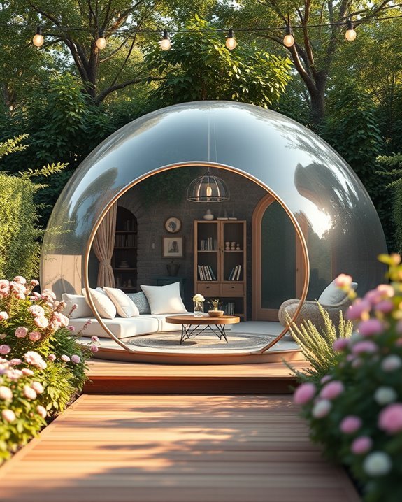 unique outdoor bubble experience