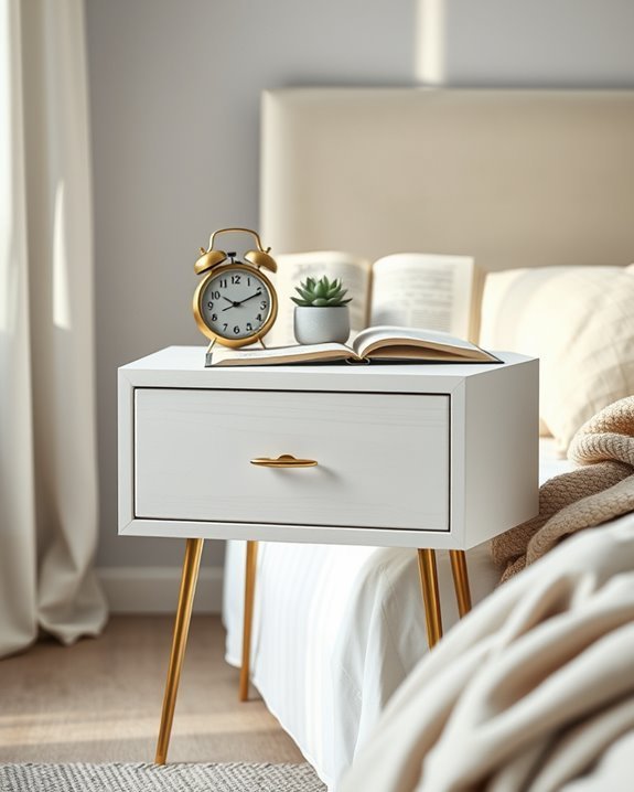 upcycled drawer nightstand project